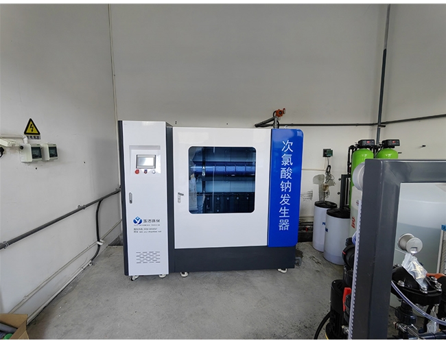 新疆水厂次氯酸钠发生器安装现场