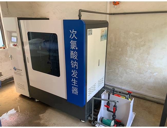 福建污水厂次氯酸钠发生器安装现场