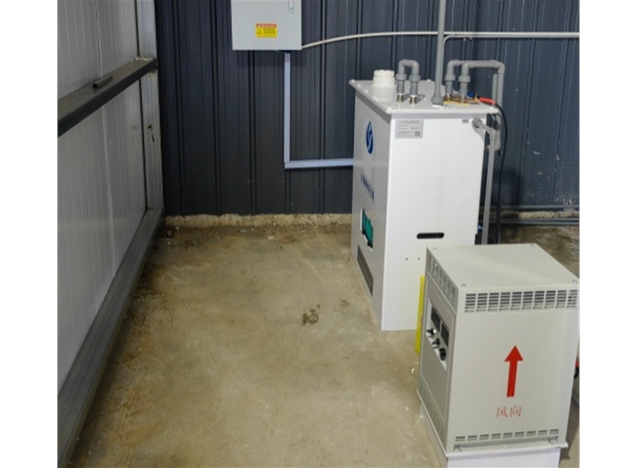 食品厂污水处理次氯酸钠发生器安装现场